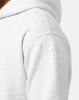 Sierra Drift Hoodie in White Marl
