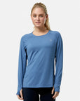 Relentless Long Sleeve in Oasis Blue