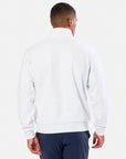 Clubhouse Half Zip in White Marl