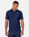 Coffee Polo Tee in Twilight Navy