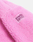 Industry Fleece High Collar Jacket in Neon Pink