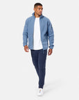 Full Zip Polar Fleece in Oasis Blue