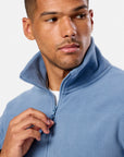 Full Zip Polar Fleece in Oasis Blue