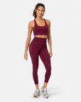 Relentless 7/8 Legging in Cherry Crush