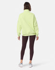 Snap Collar Sierra Sweatshirt in Lime Sorbet