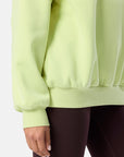 Snap Collar Sierra Sweatshirt in Lime Sorbet