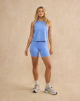 Soft-Motion 5" Bike Short in Periwinkle Blue