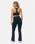 Soft Motion Flare Legging in Black