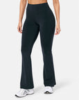 Soft Motion Flare Legging in Black