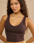 Soft-Motion Tank in Mocha Bean