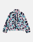 Snap Polar Fleece in Light Pop Print