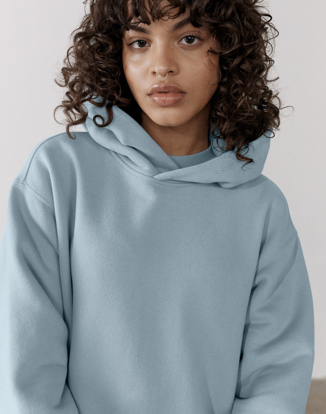 Blue pullover hoodie sale