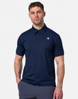 Coffee Polo Tee in Obsidian - T-Shirts - Gym+Coffee IE