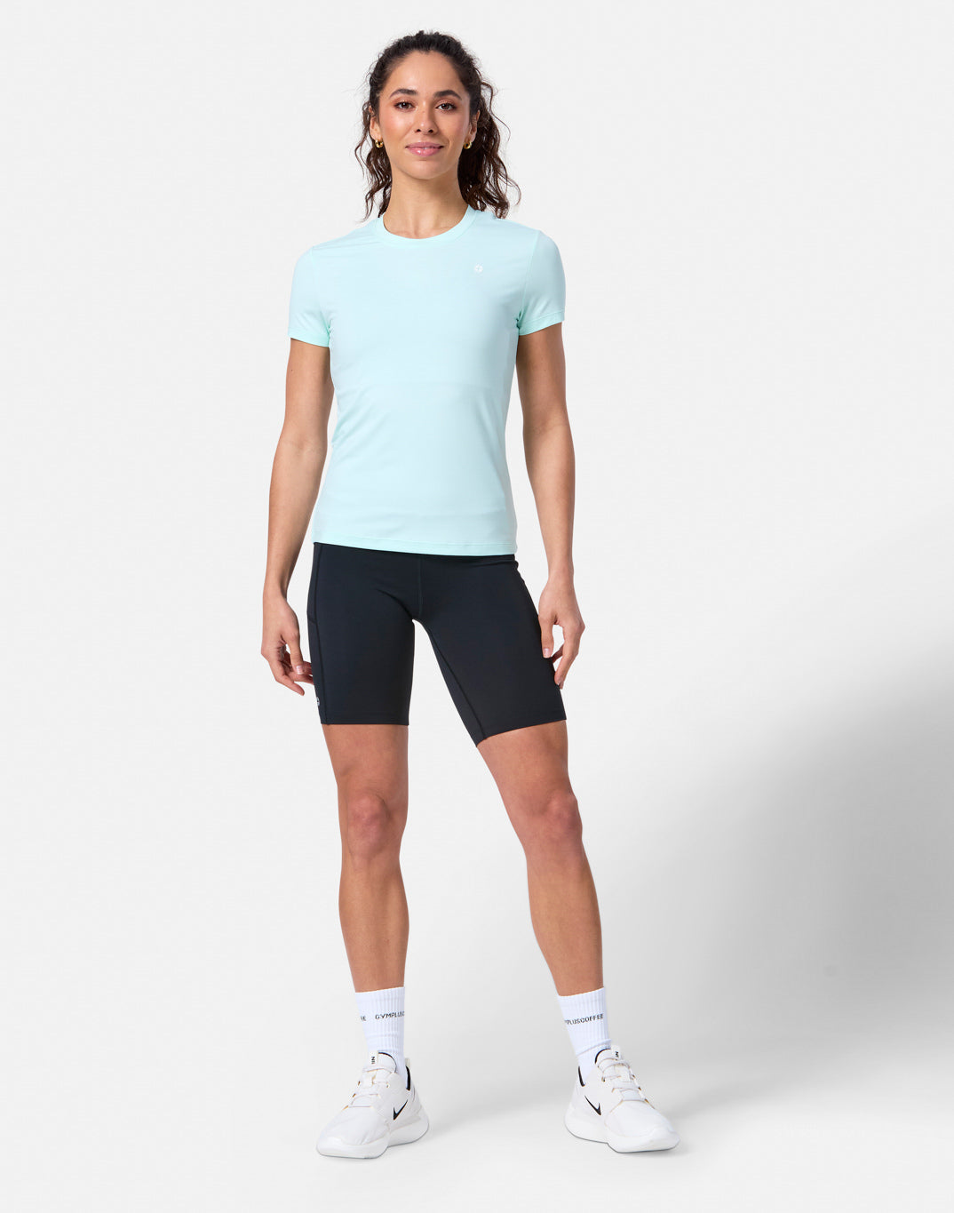 Coffee Slim Fit Tee in Mint - T-Shirts - Gym+Coffee IE