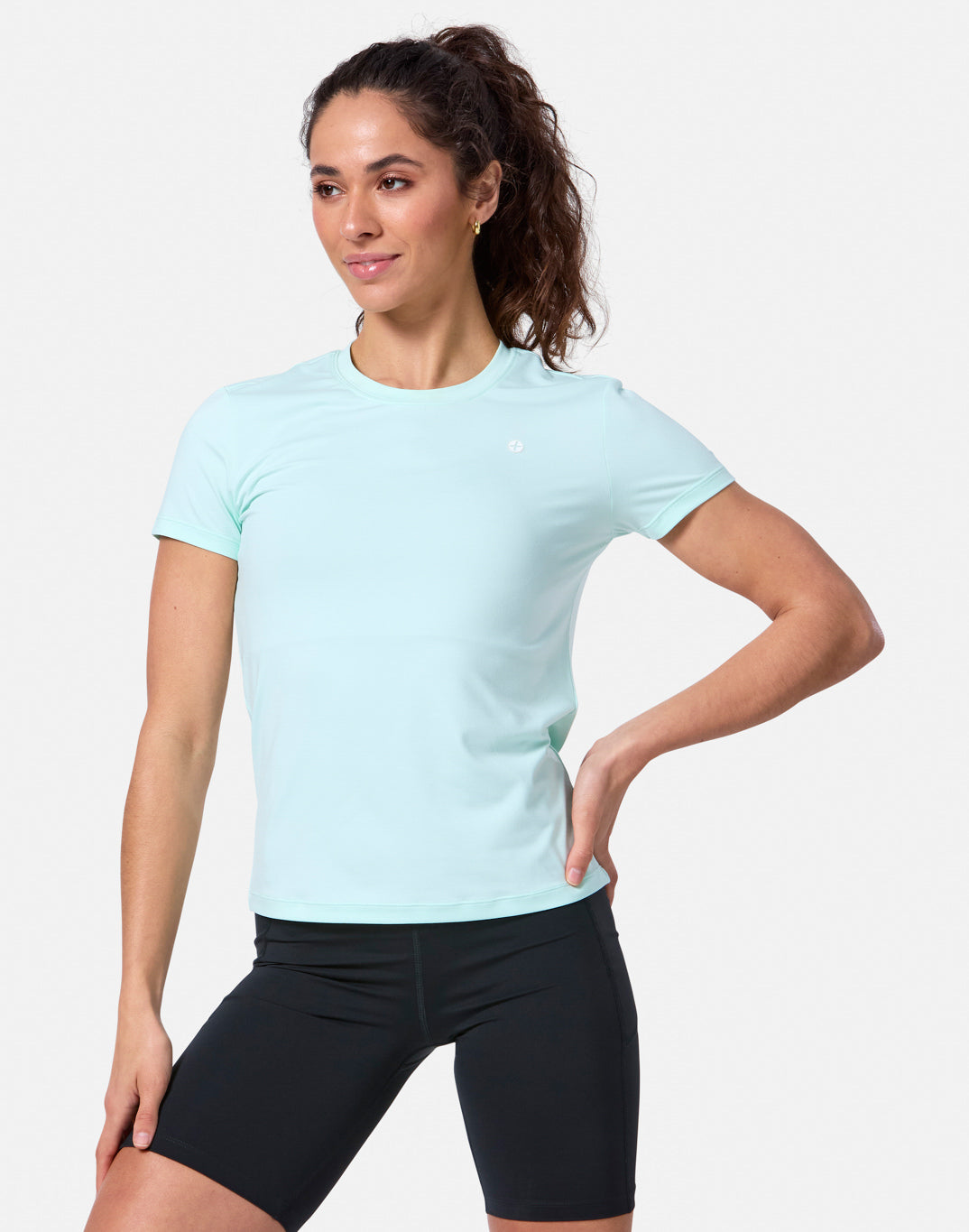 Coffee Slim Fit Tee in Mint - T-Shirts - Gym+Coffee IE