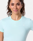 Coffee Slim Fit Tee in Mint - T-Shirts - Gym+Coffee IE