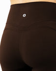 Soft-Motion Flare Legging  in Mocha Bean