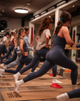 Lotus Chevron Legging in Thunder Blue - Leggings - Gym+Coffee IE