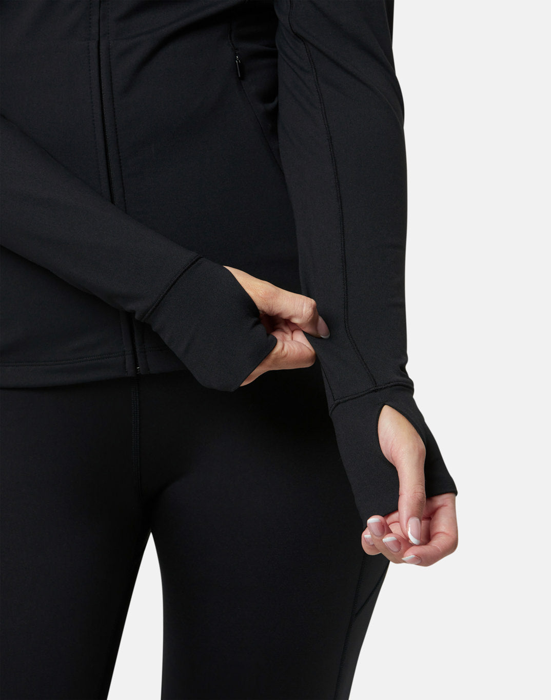 Adaptive Zip in Black - Midlayer - Gym+Coffee IE