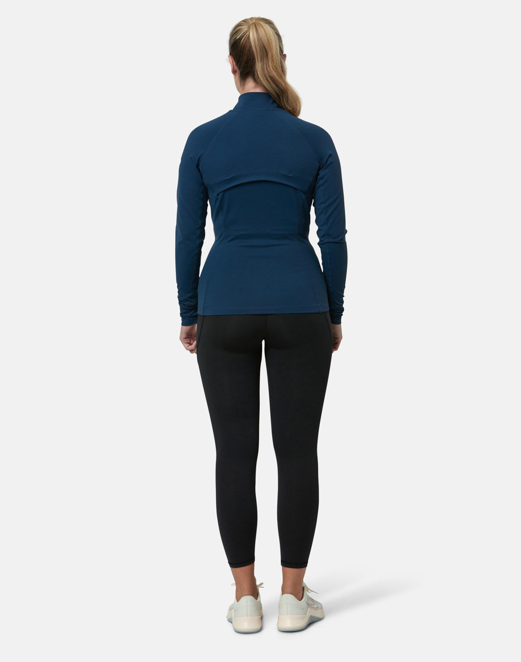 Adaptive Zip in Petrol Blue - Midlayer - Gym+Coffee IE