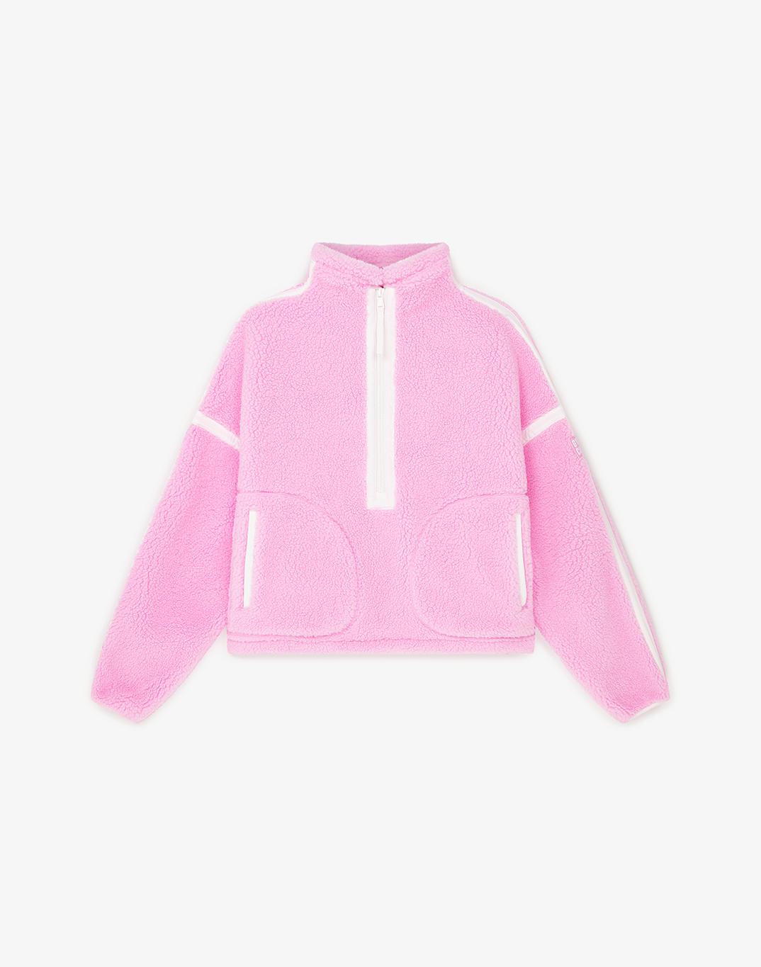 Industry Fleece Half Zip in Cotton Candy