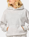 Cascade Hoodie in White Marl