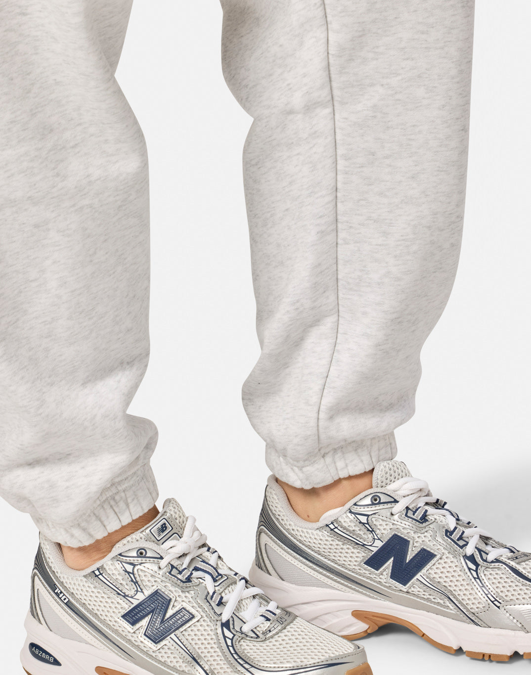 Cascade Joggers in White Marl