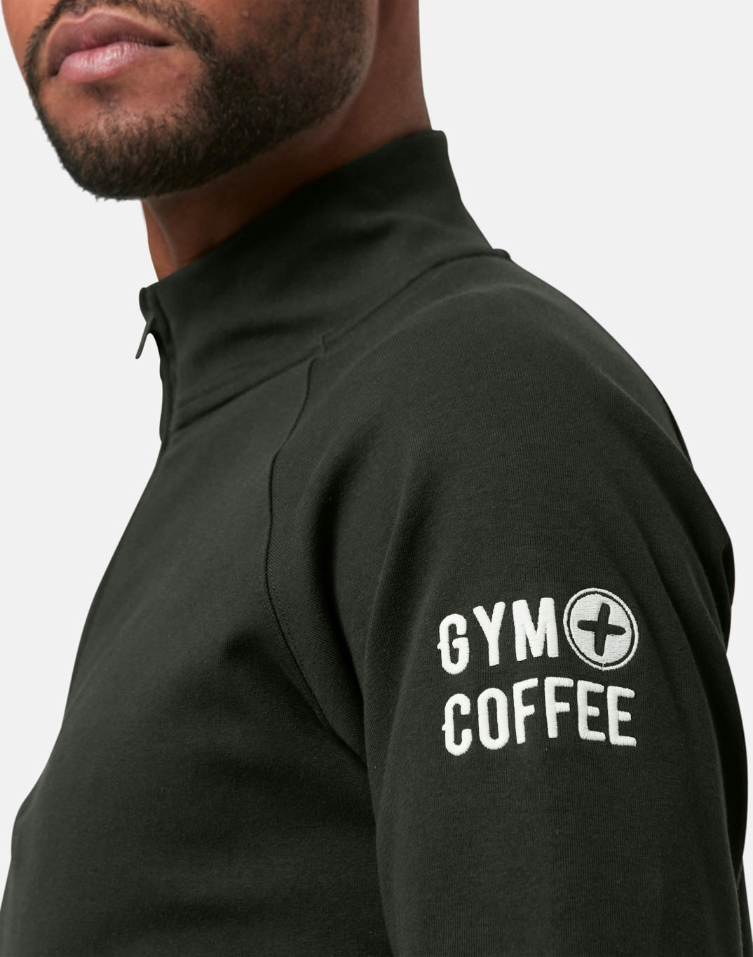 Chill Half Zip in Khaki - Sweatshirts - Gym+Coffee IE