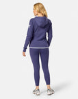 Chill Zip Hoodie in Violet Smoke
