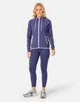 Chill Zip Hoodie in Violet Smoke
