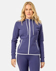 Chill Zip Hoodie in Violet Smoke