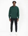 Sierra Fleece Crew in Mountain Green - Sweatshirts - Gym+Coffee IE