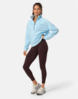 Clubhouse Quarter Zip in Baby Blue