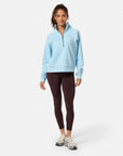 Clubhouse Quarter Zip in Baby Blue