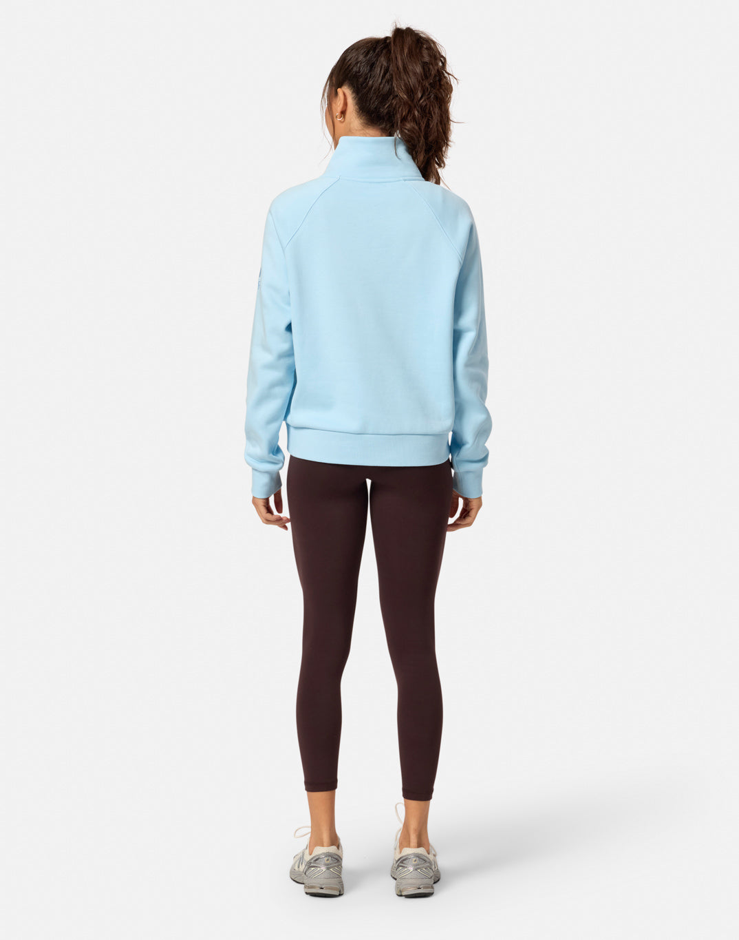 Clubhouse Quarter Zip in Baby Blue