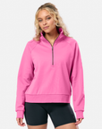 Clubhouse Quarter Zip in Sangria Sunset