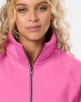 Clubhouse Quarter Zip in Sangria Sunset
