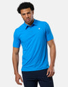 Coffee Polo Tee in Sky Blue