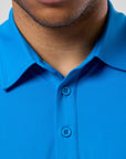 Coffee Polo Tee in Sky Blue