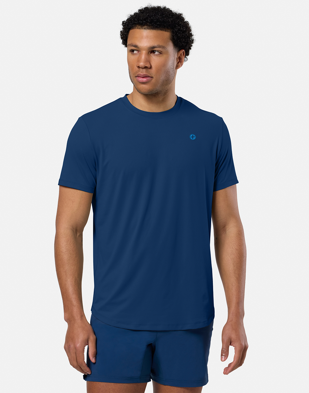 Coffee Tee in Petrol Blue