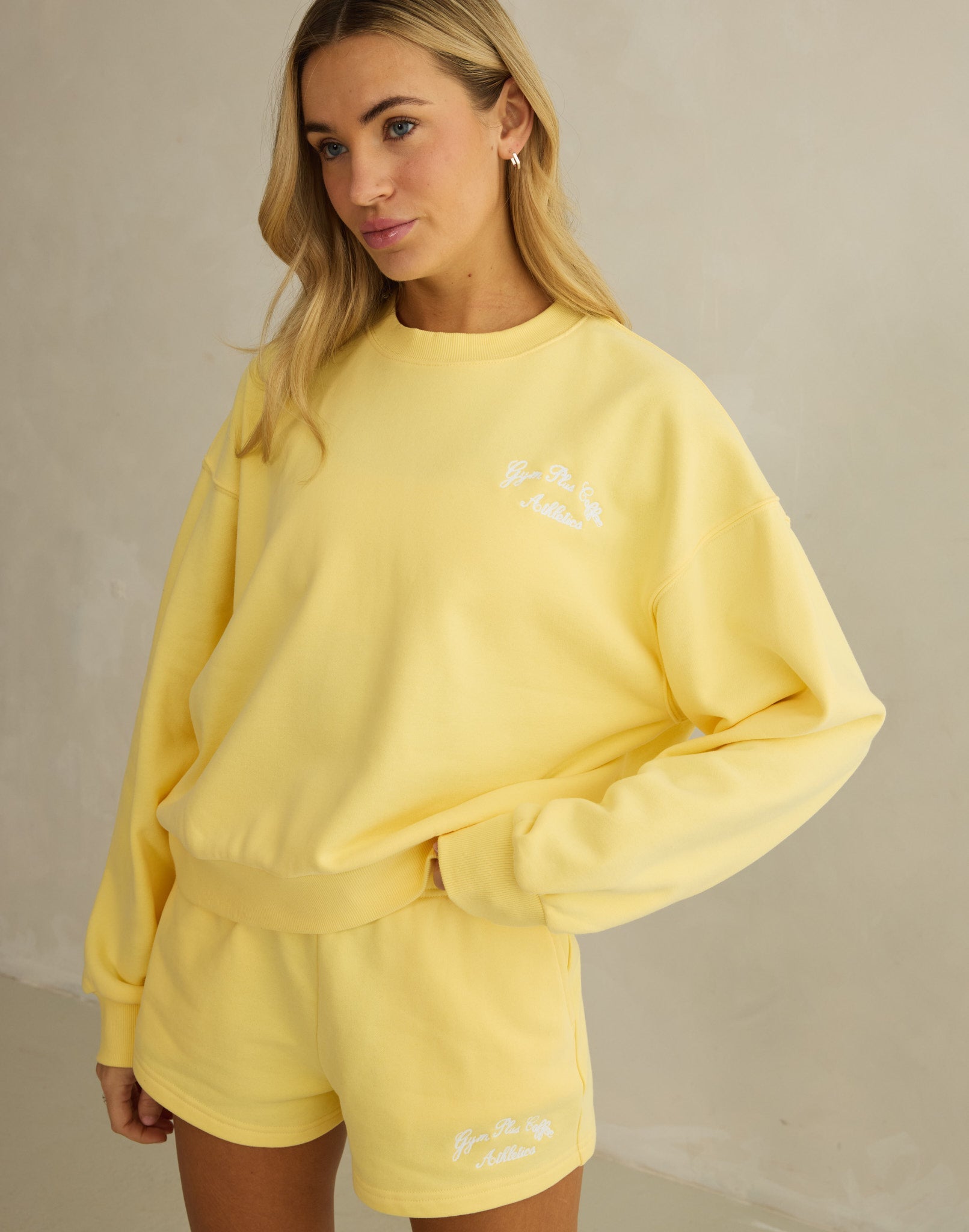 Daily Crewneck in Lemon Sorbet