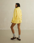 Daily Snap Collar Sweatshirt in Lemon Sorbet