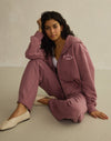 Daily Zip Hoodie in Terra Rose
