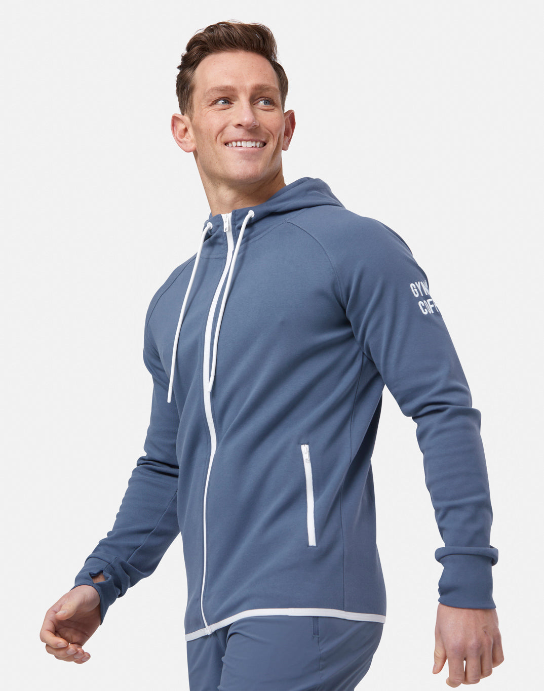 Chill Zip Hoodie in Thunder Blue - Hoodies - Gym+Coffee IE