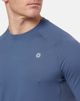 Relentless Long Sleeve Tee in Thunder Blue - Long Sleeves - Gym+Coffee IE