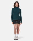 Relentless 1/4 Zip in Moss Green - Midlayer - Gym+Coffee IE