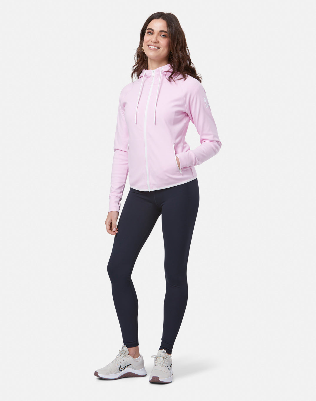 Chill Zip Hoodie in Baby Pink - Hoodies - Gym+Coffee IE