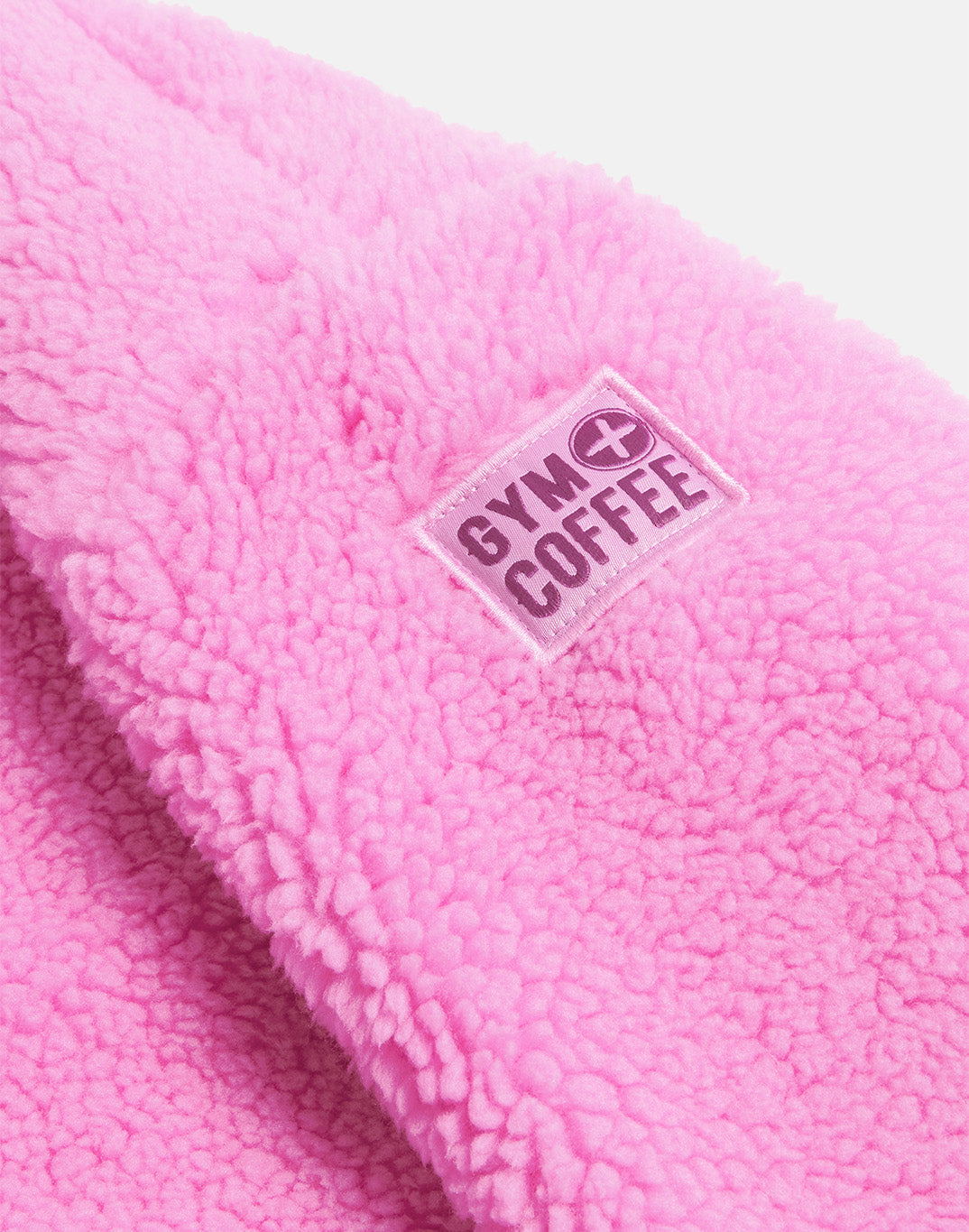 Industry Fleece High Collar Jacket in Neon Pink