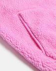 Industry Fleece High Collar Jacket in Neon Pink