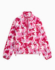 Snap Polar Fleece in Pink Pop Print